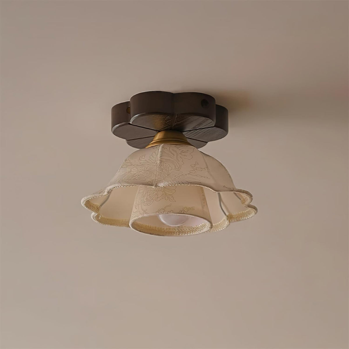 Hadrenmoss Fabric Ceiling Light-Moonnatur