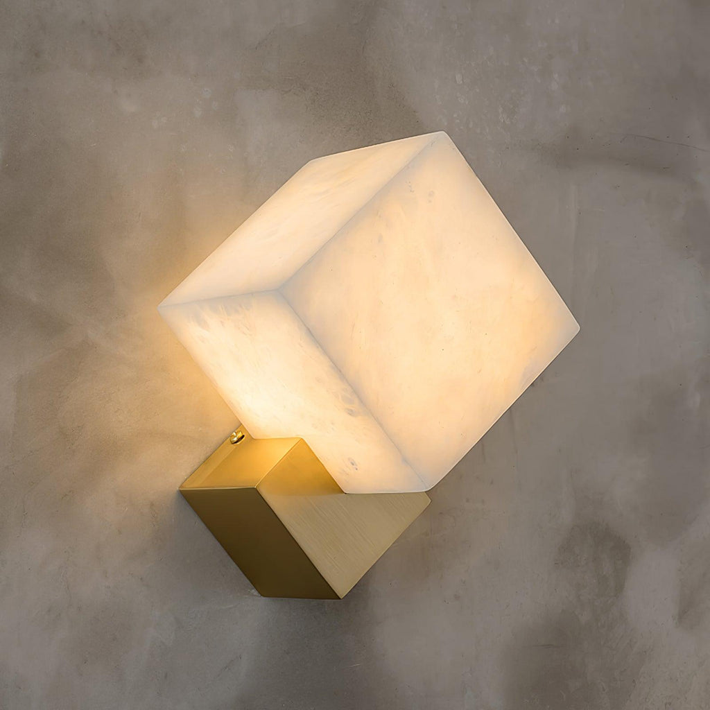 Elsenonna Alabaster Wall Light-Moonnatur