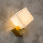 Elsenonna Alabaster Wall Light-Moonnatur