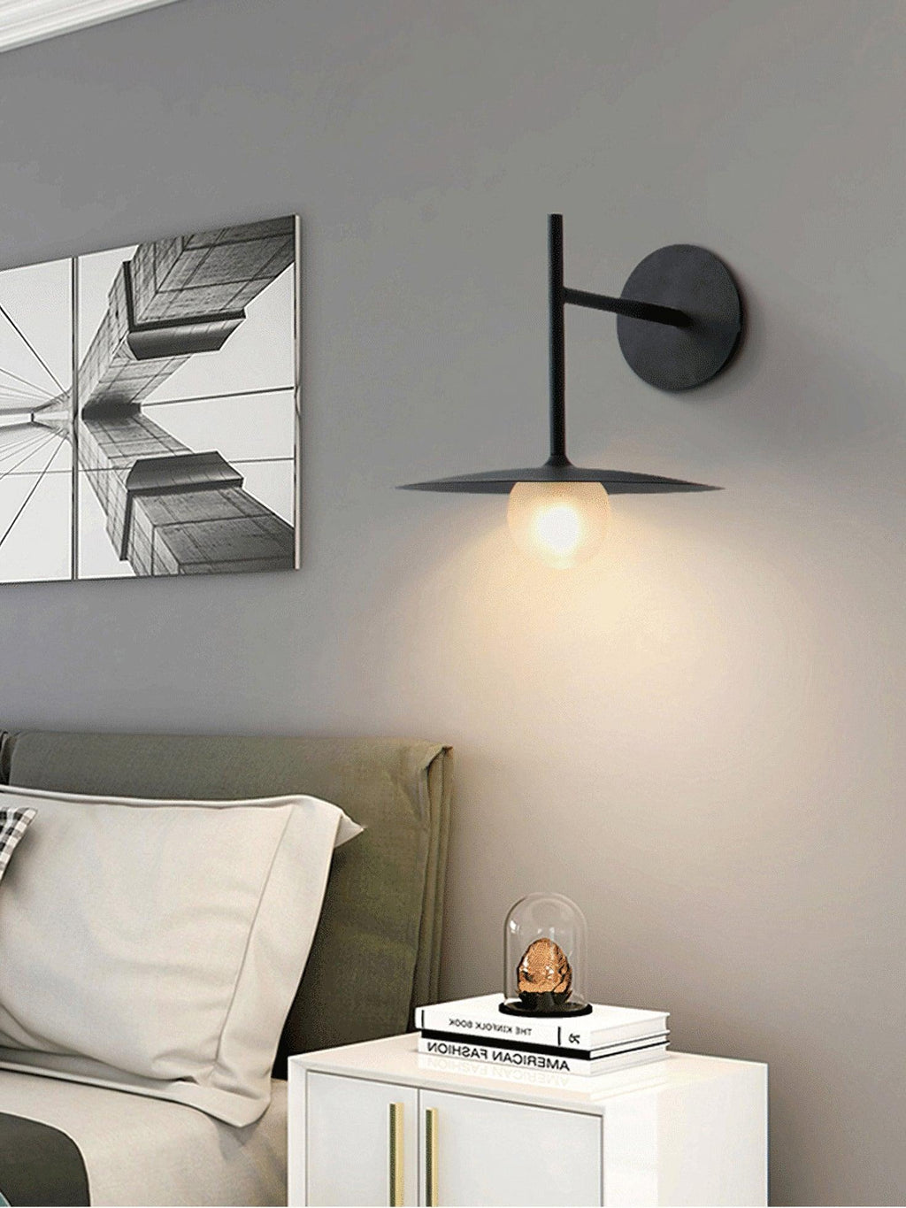 Jemora Glass Wall Light-Moonnatur