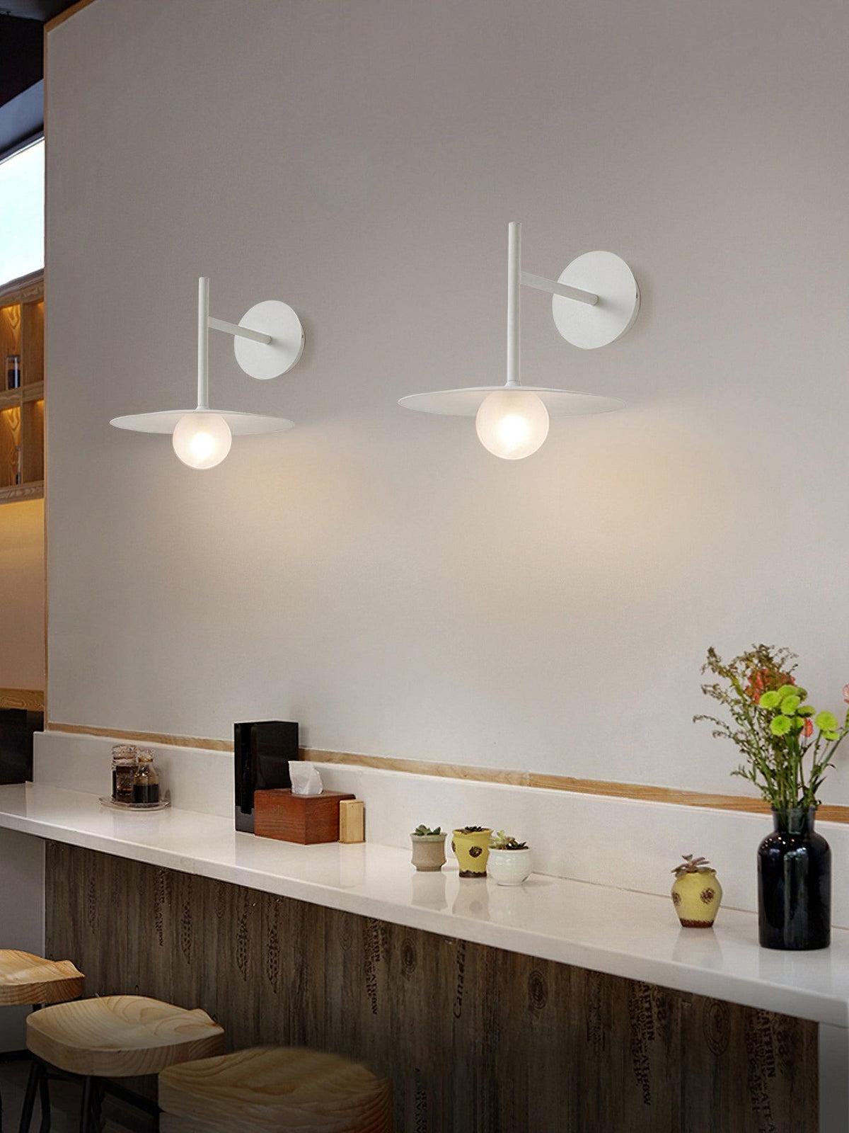 Jemora Glass Wall Light-Moonnatur