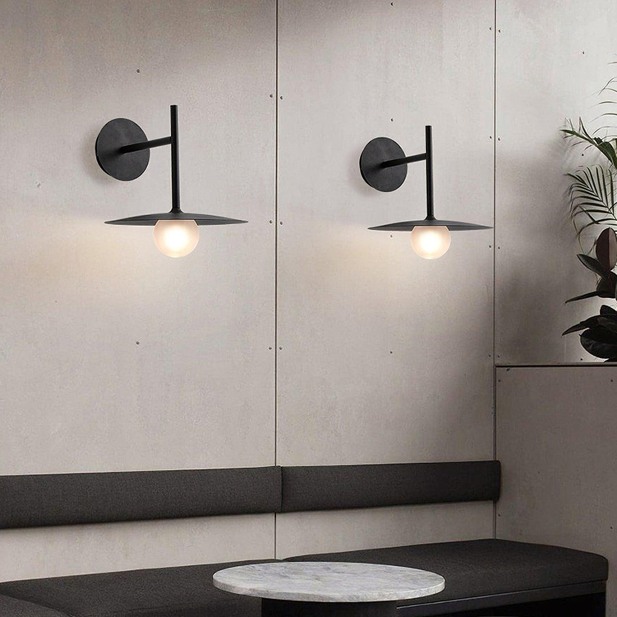 Jemora Glass Wall Light-Moonnatur