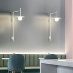 Osternora Glass Wall Light-Moonnatur