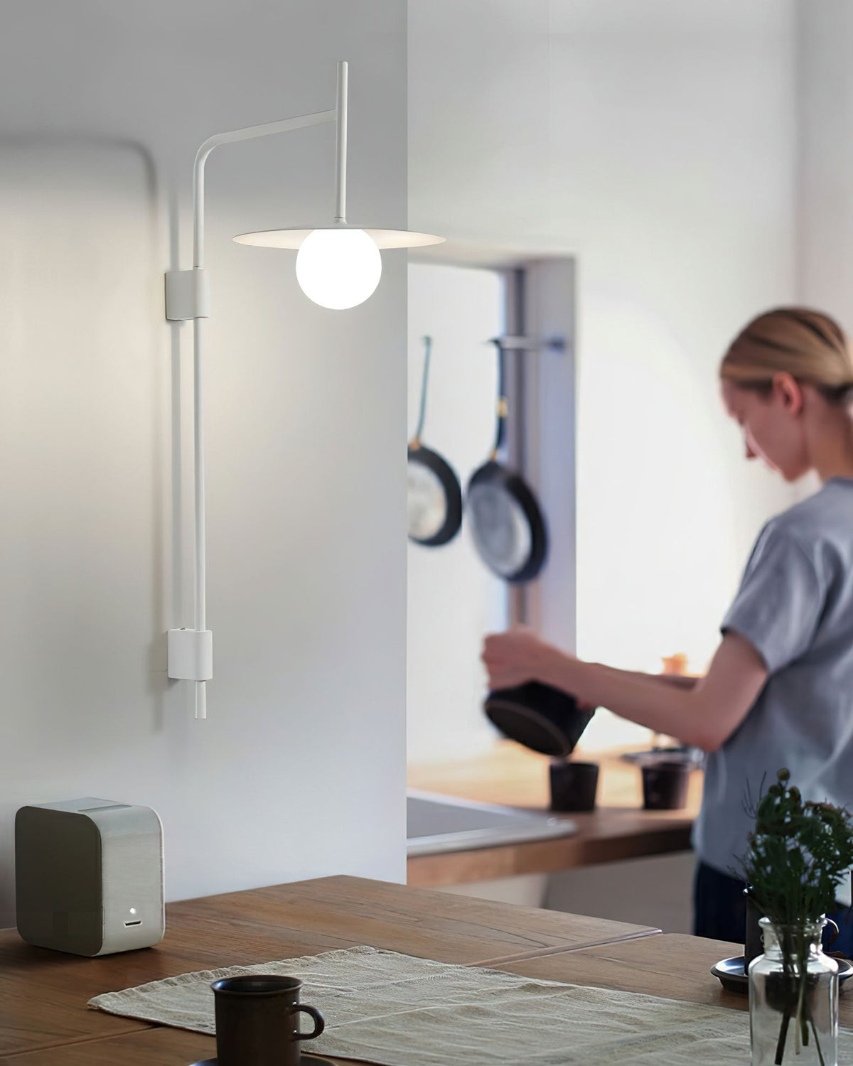 Osternora Glass Wall Light-Moonnatur
