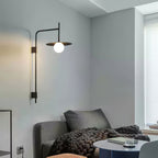 Osternora Glass Wall Light-Moonnatur