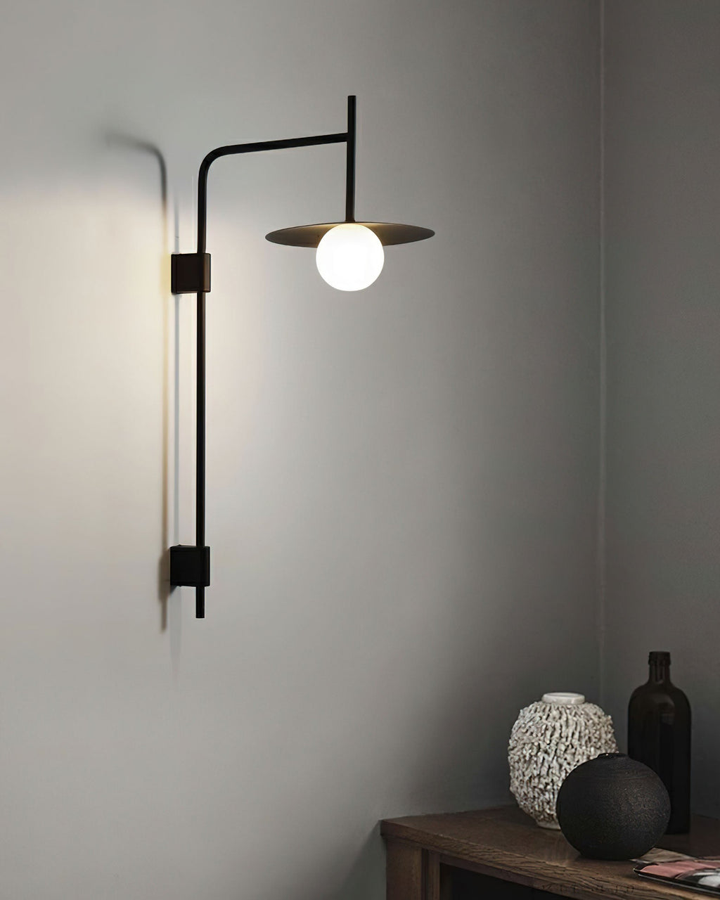 Osternora Glass Wall Light-Moonnatur
