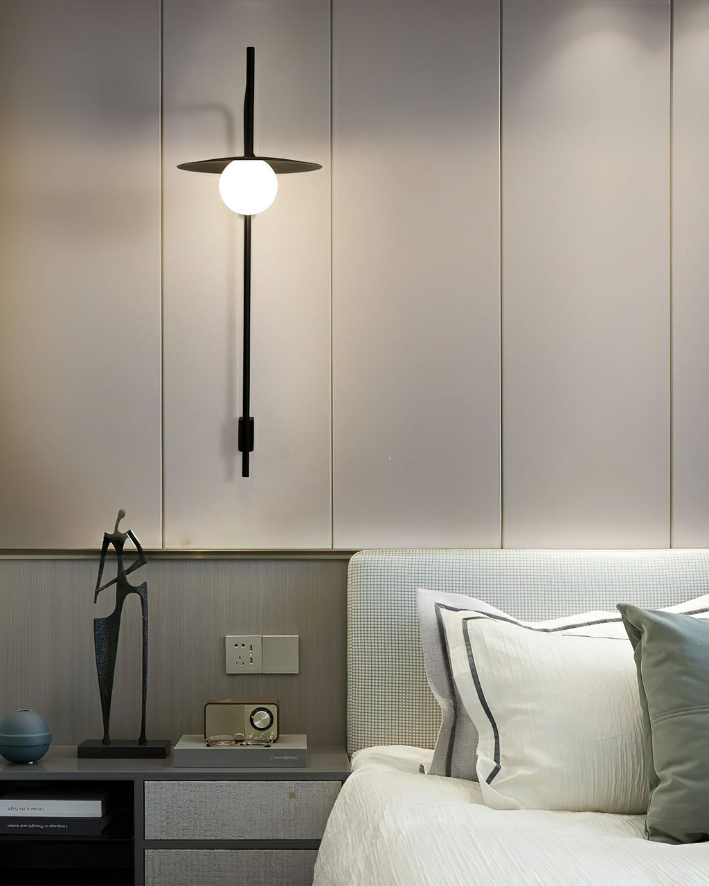 Osternora Glass Wall Light-Moonnatur