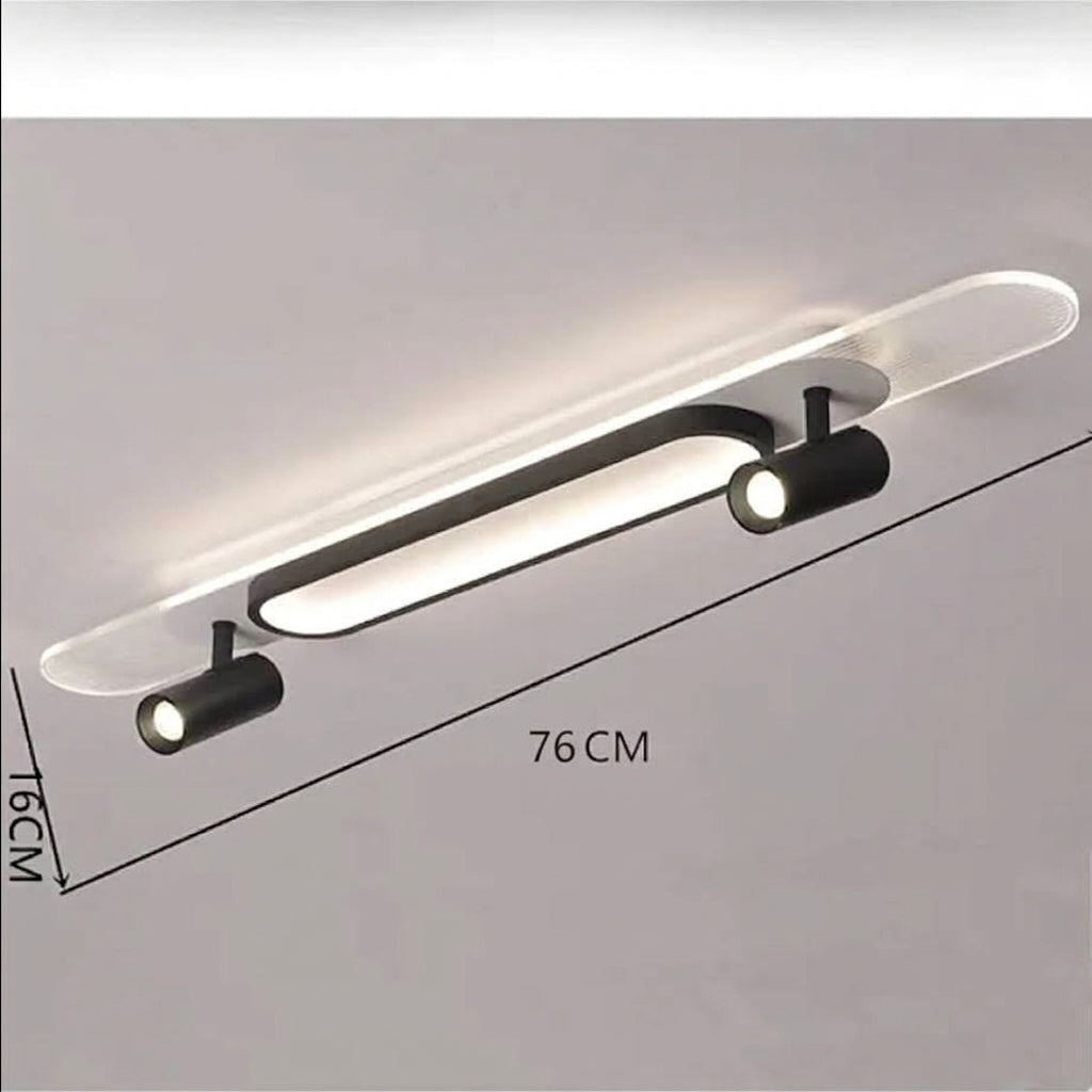 Lathenenelle Metal Ceiling Light-Moonnatur