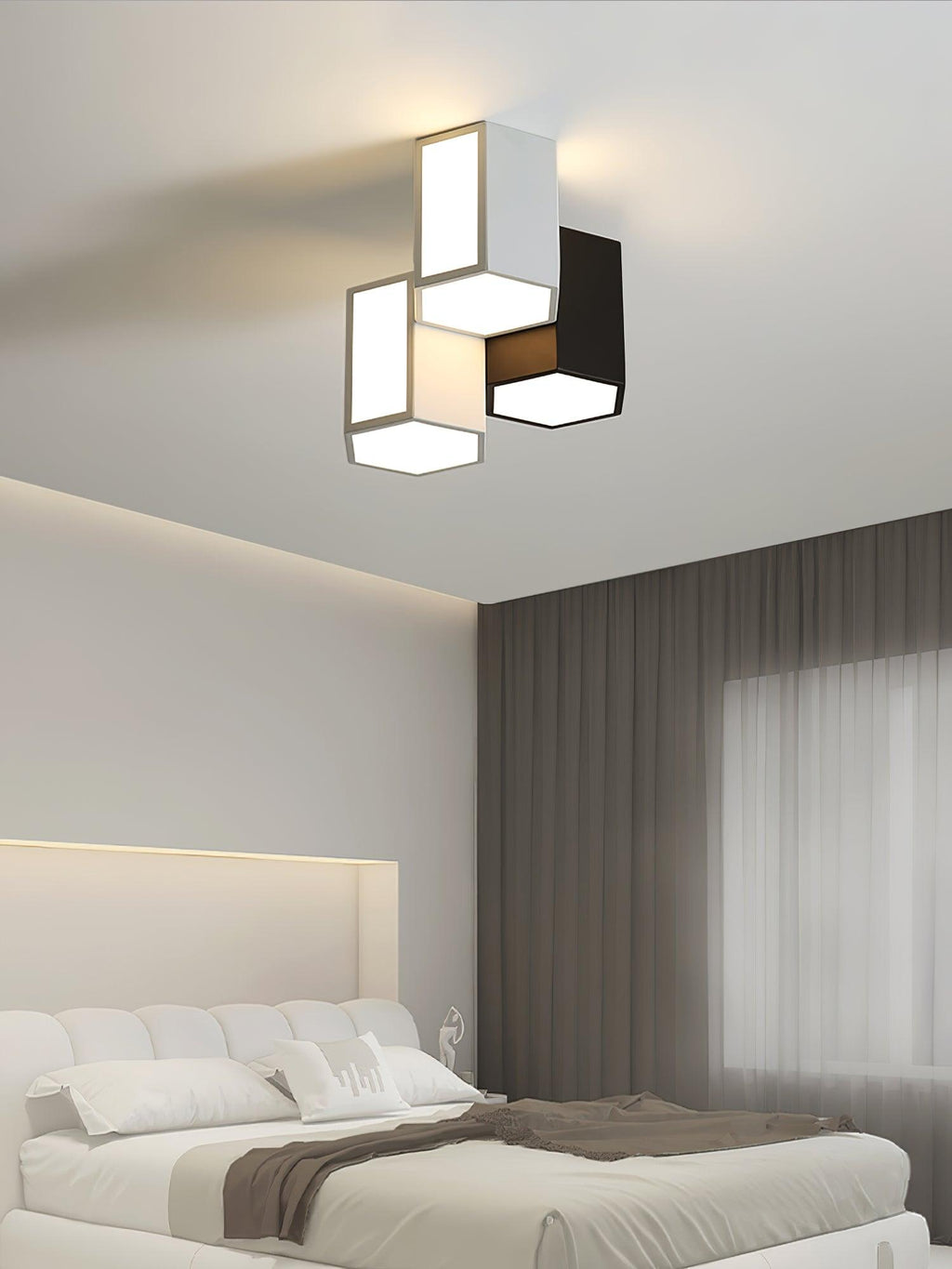Verreniel Acrylic Ceiling Light-Moonnatur