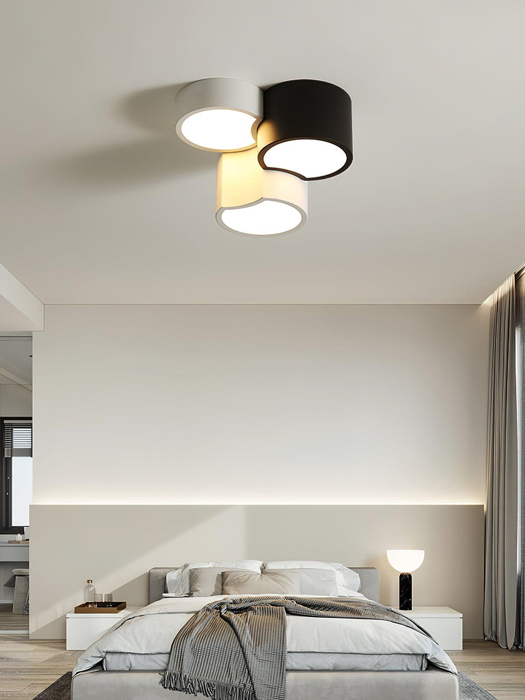 Verreniel Acrylic Ceiling Light-Moonnatur