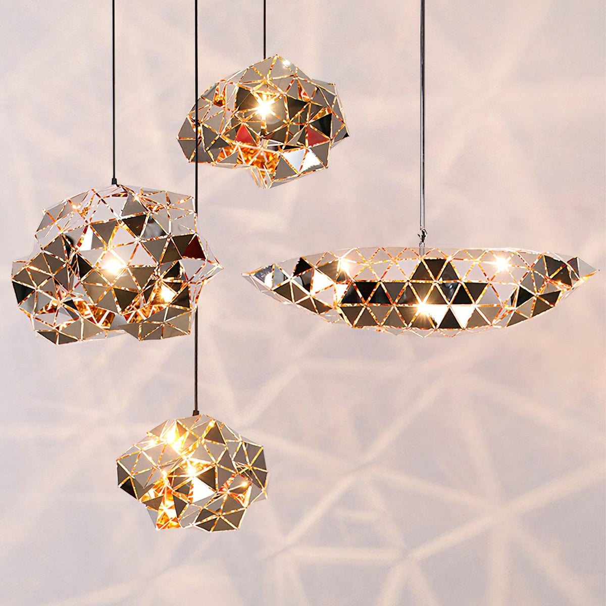 Osenune Stainless Steel Pendant Light-Moonnatur