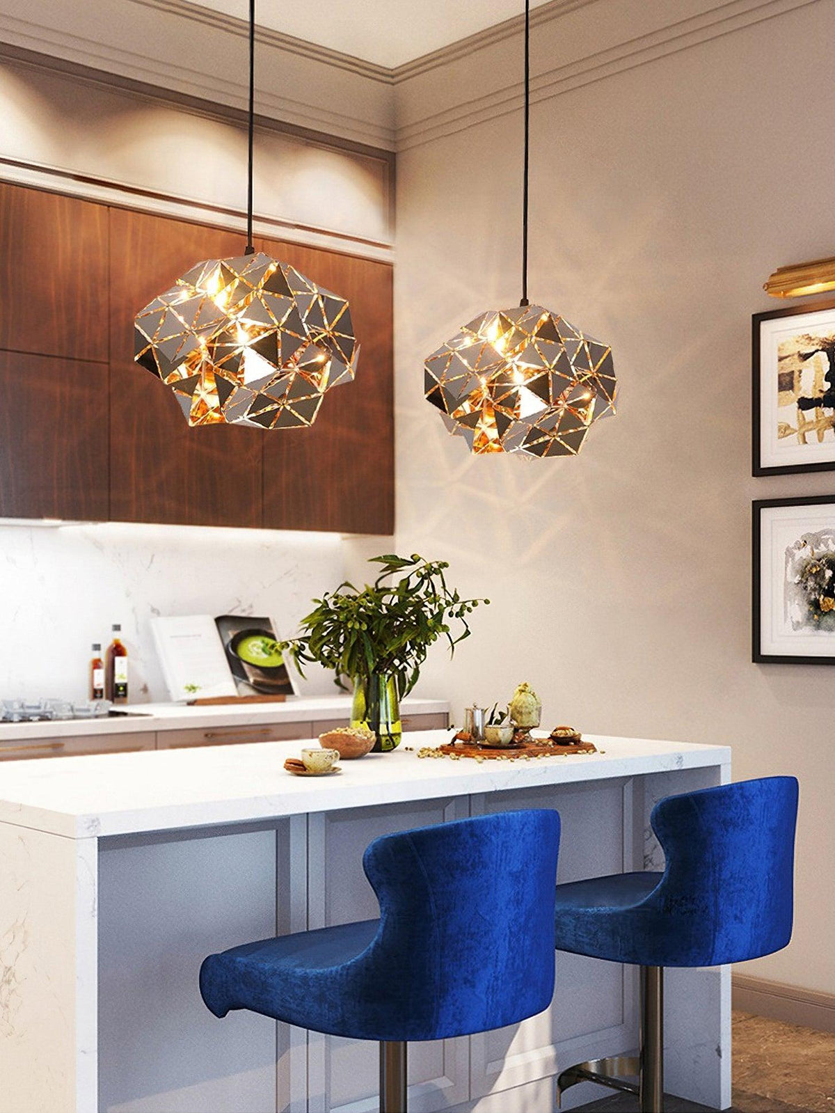 Osenune Stainless Steel Pendant Light-Moonnatur