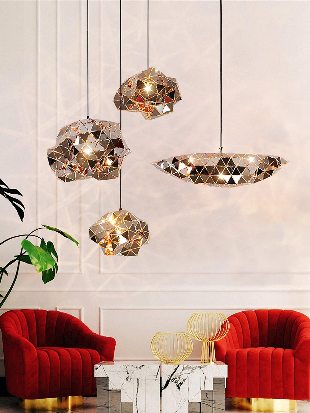 Osenune Stainless Steel Pendant Light-Moonnatur