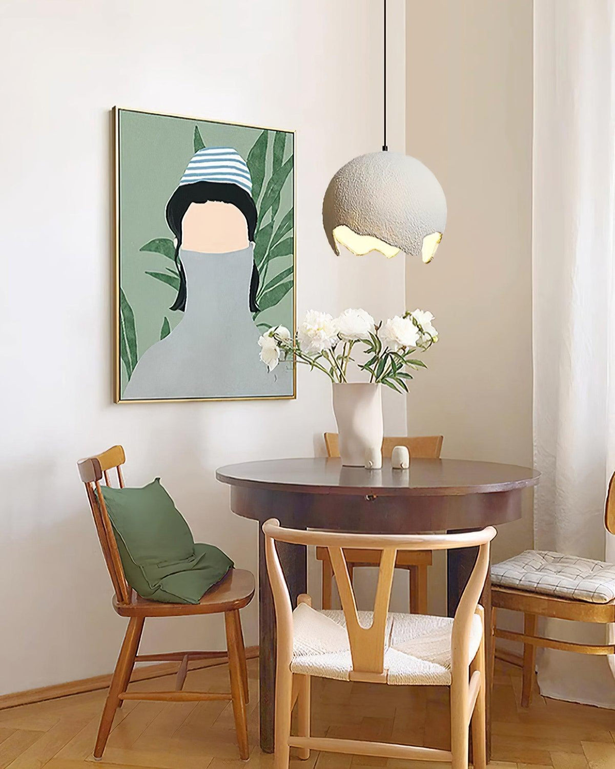Jarenina Resin Pendant Light-Moonnatur