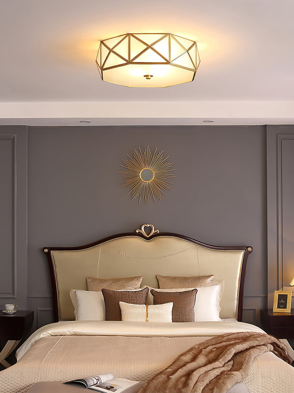 Norrenenna Glass Ceiling Light-Moonnatur