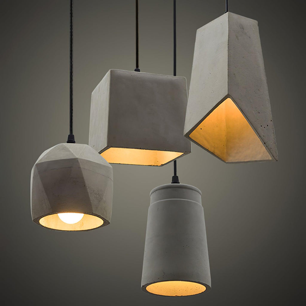 Kardenaria Cement Pendant Light-Moonnatur