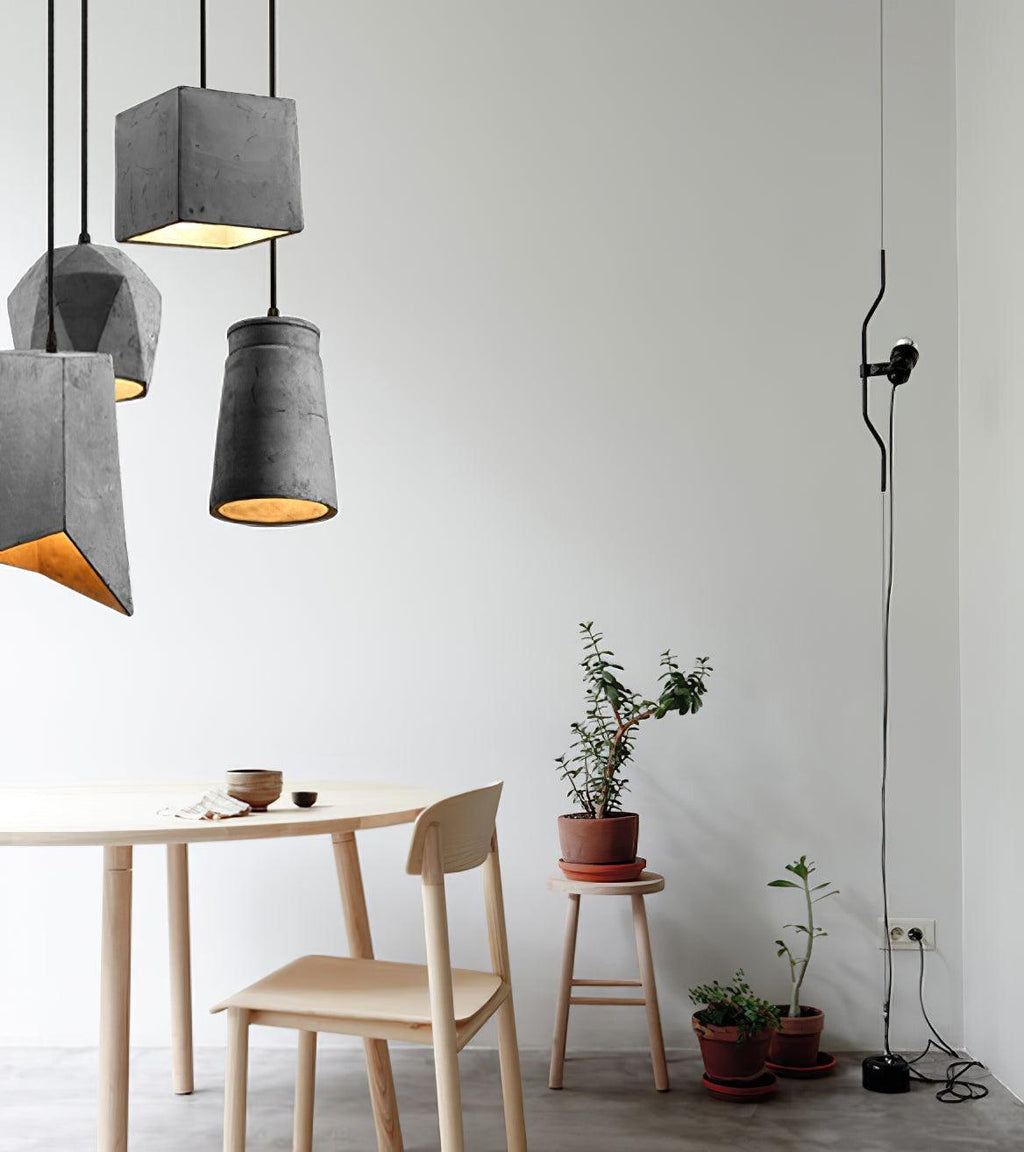 Kardenaria Cement Pendant Light-Moonnatur