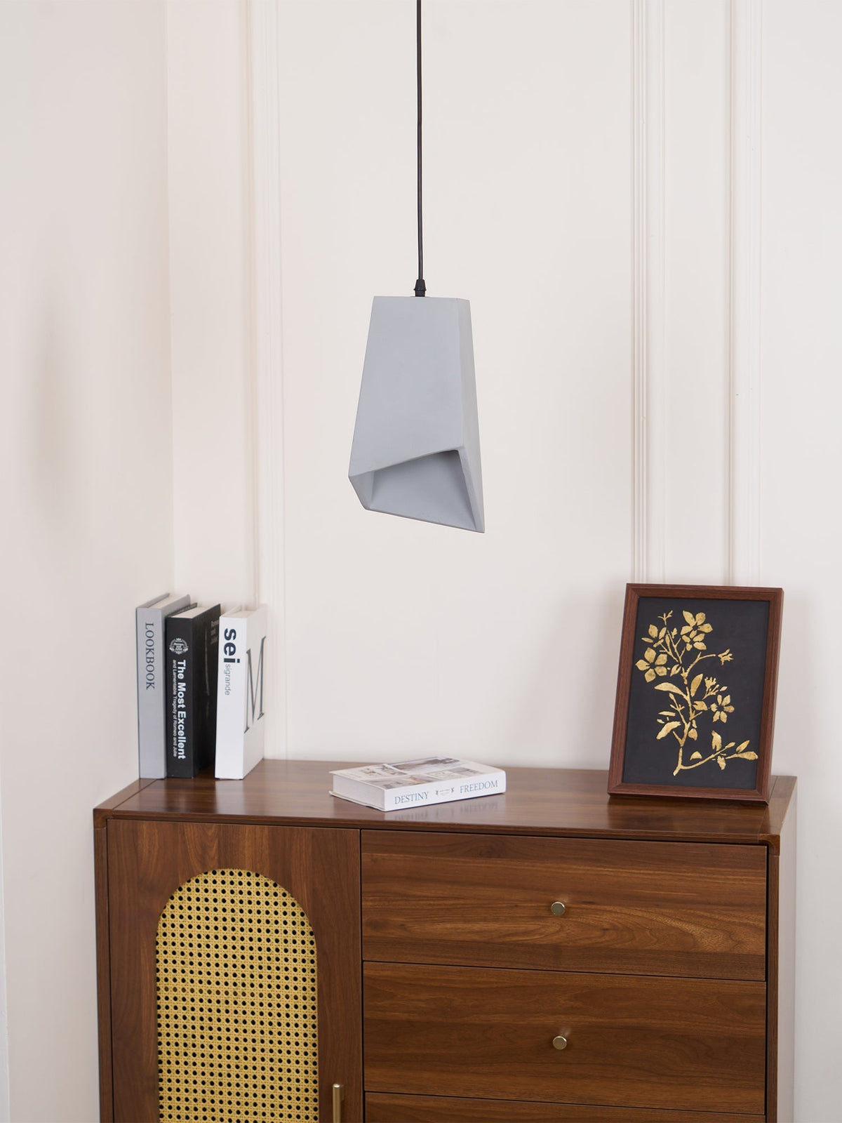 Kardenaria Cement Pendant Light-Moonnatur