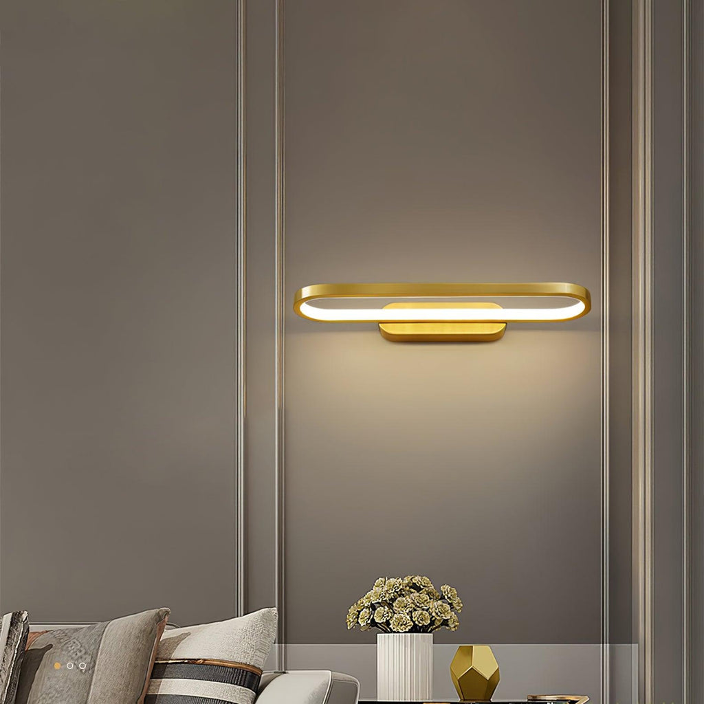 Aldricora Brass Wall Light-Moonnatur