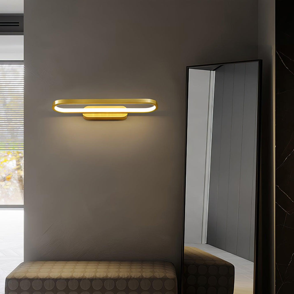 Aldricora Brass Wall Light-Moonnatur