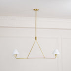 Idenune Fabric Chandelier-Moonnatur