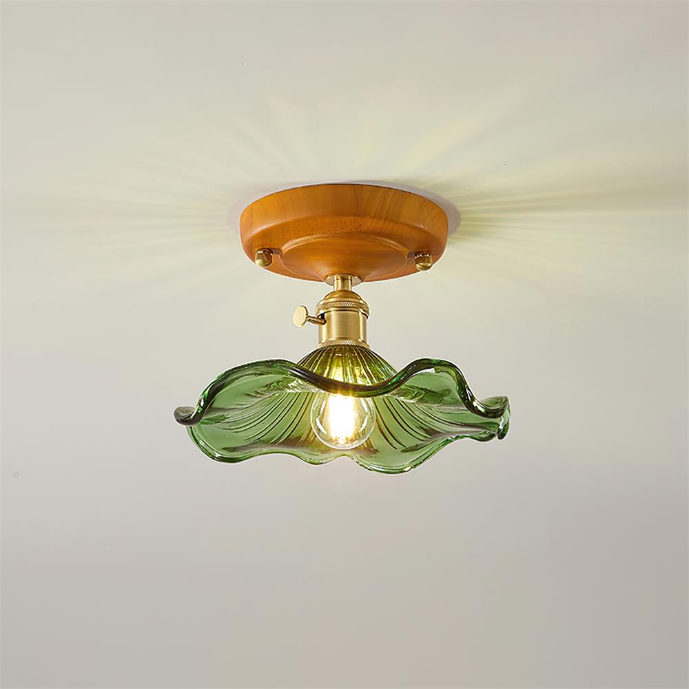 Meldenena Glass Ceiling Light-Moonnatur