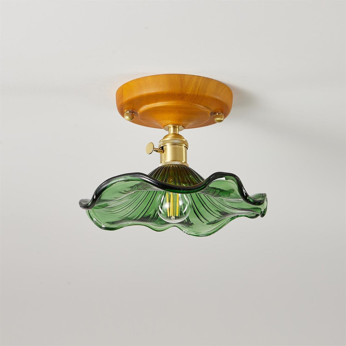 Meldenena Glass Ceiling Light-Moonnatur