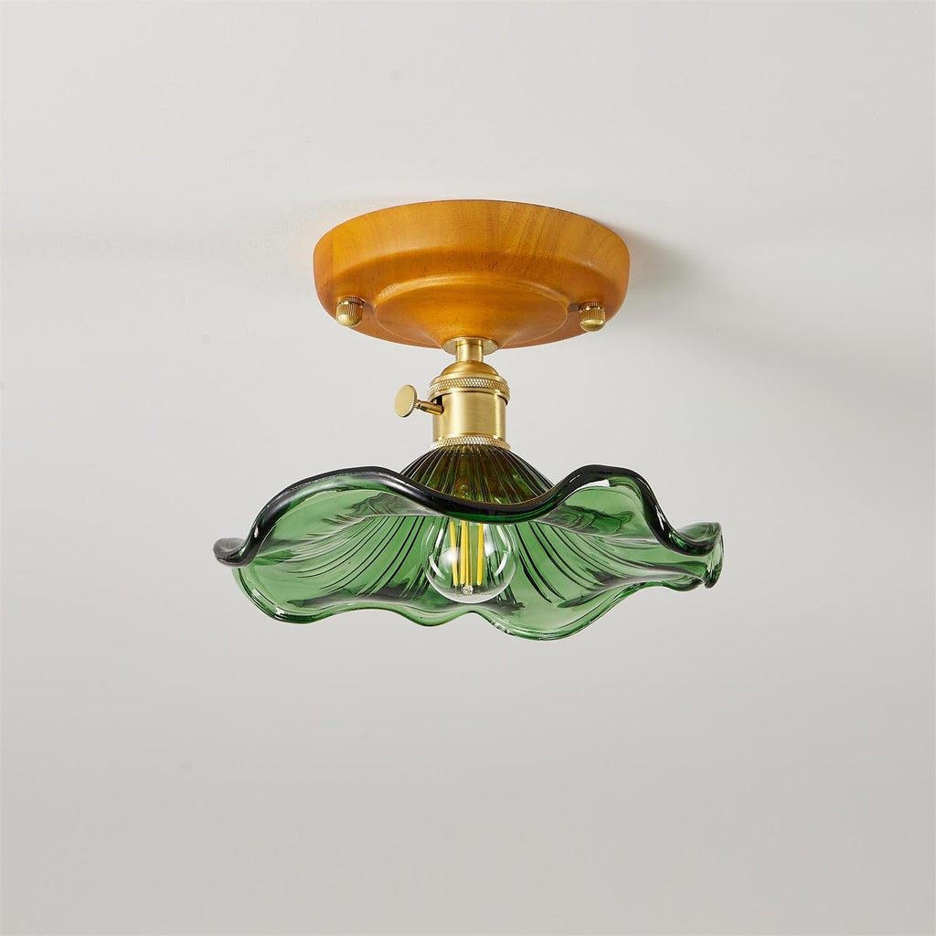 Meldenena Glass Ceiling Light-Moonnatur