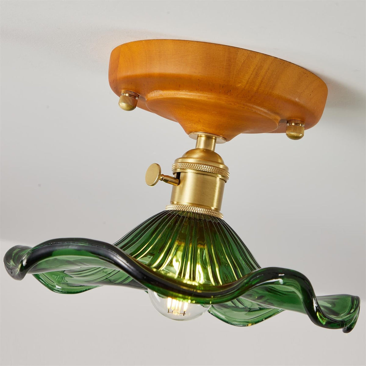 Meldenena Glass Ceiling Light-Moonnatur