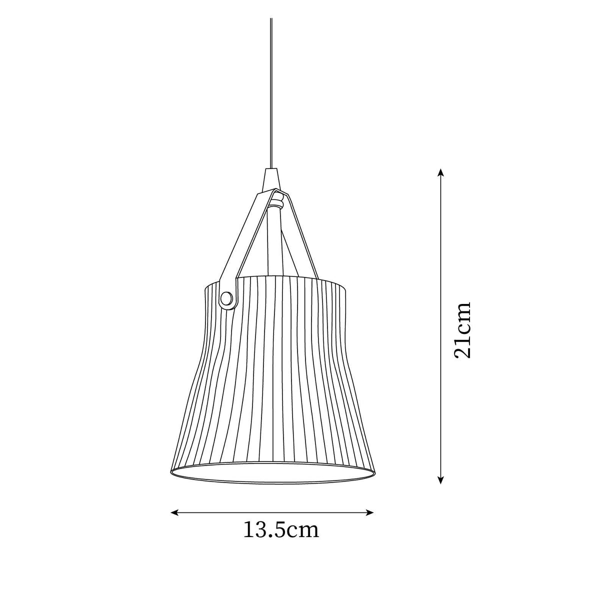 Kestergrove Ceramic Pendant Light-Moonnatur