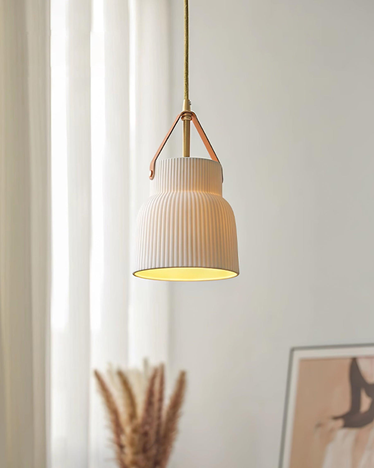 Kestergrove Ceramic Pendant Light-Moonnatur