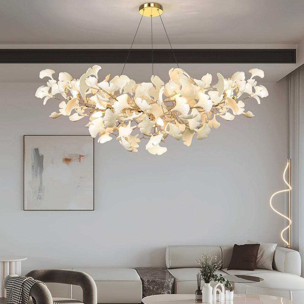 Erlenden Ceramic Chandelier-Moonnatur