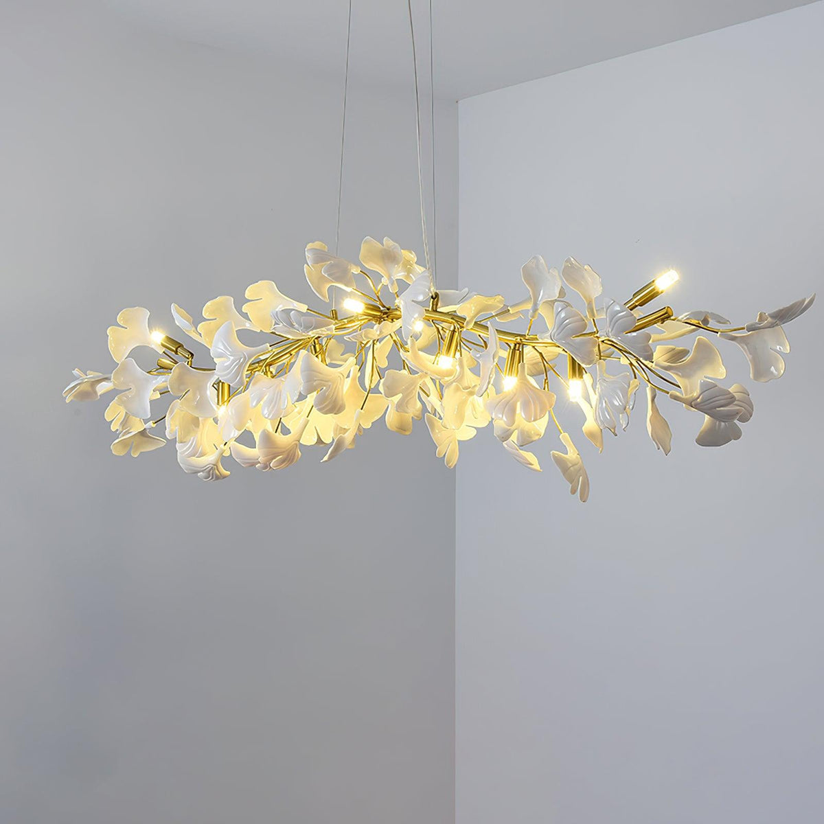 Qanise Ceramic Chandelier-Moonnatur