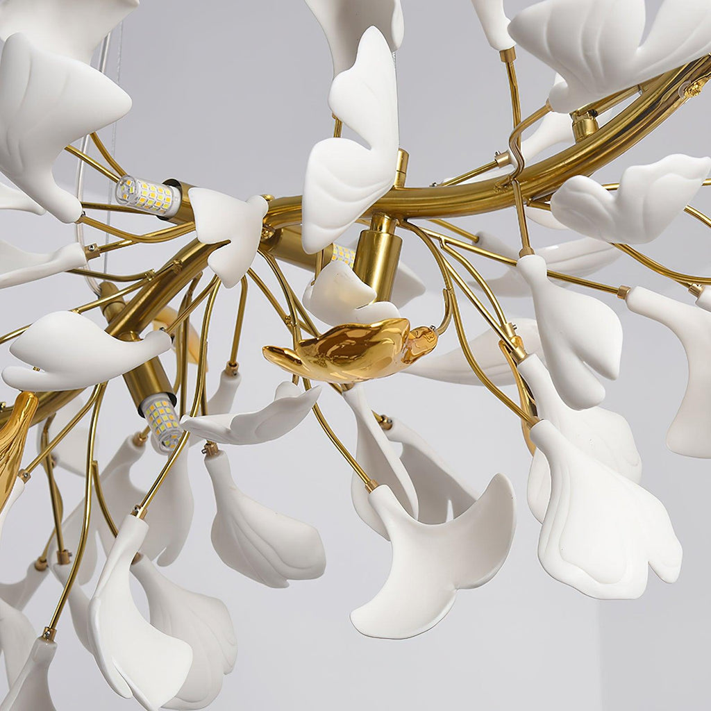 Qanise Ceramic Chandelier-Moonnatur