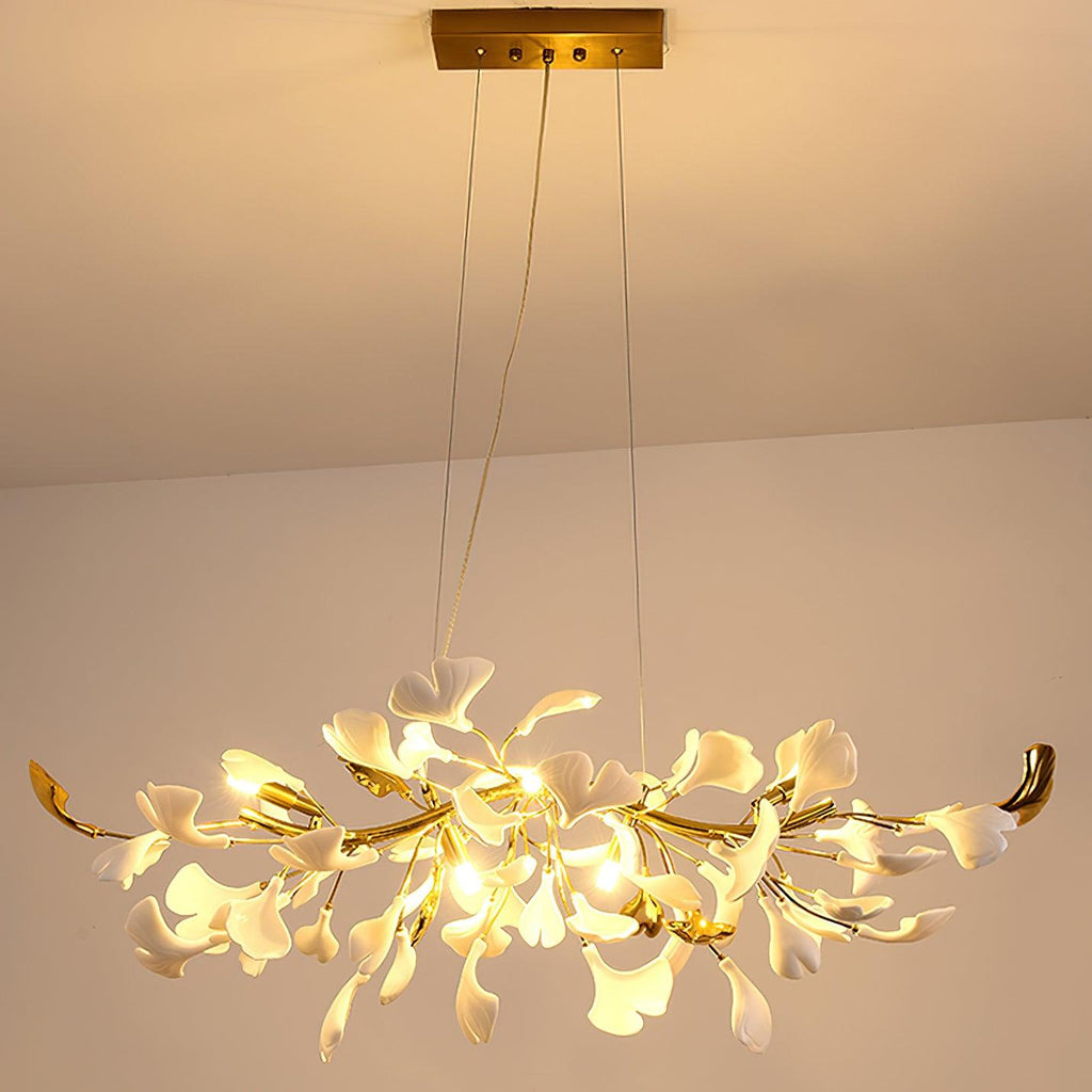 Qanise Ceramic Chandelier-Moonnatur