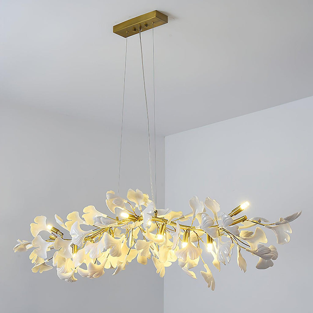 Qanise Ceramic Chandelier-Moonnatur