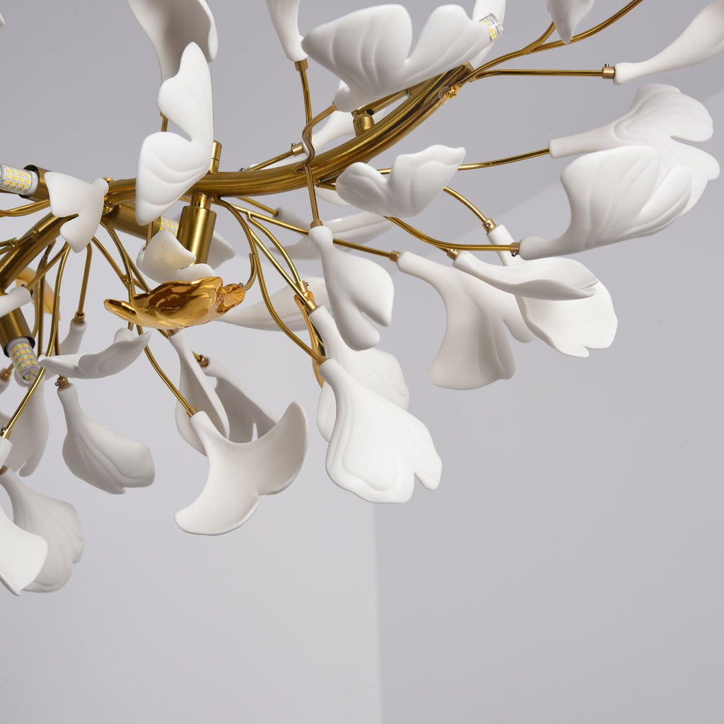 Qanise Ceramic Chandelier-Moonnatur