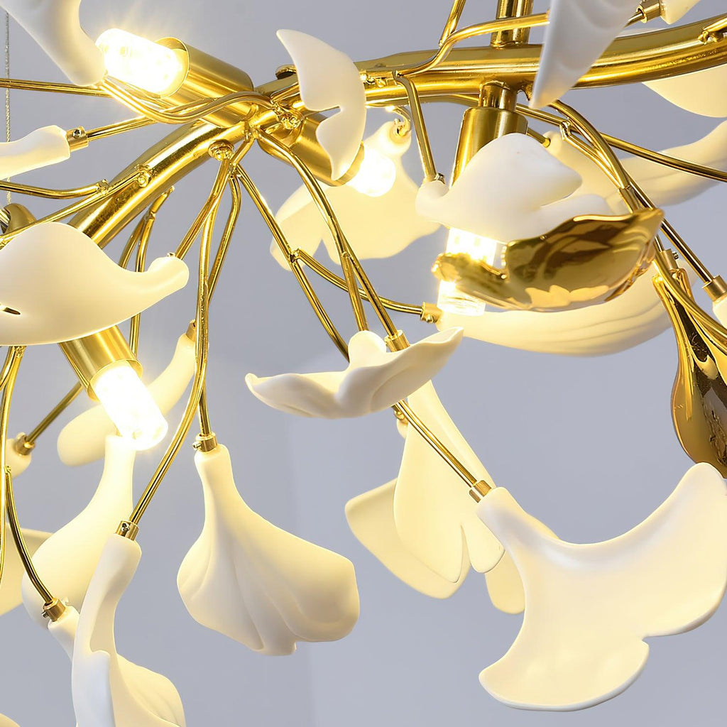 Qanise Ceramic Chandelier-Moonnatur
