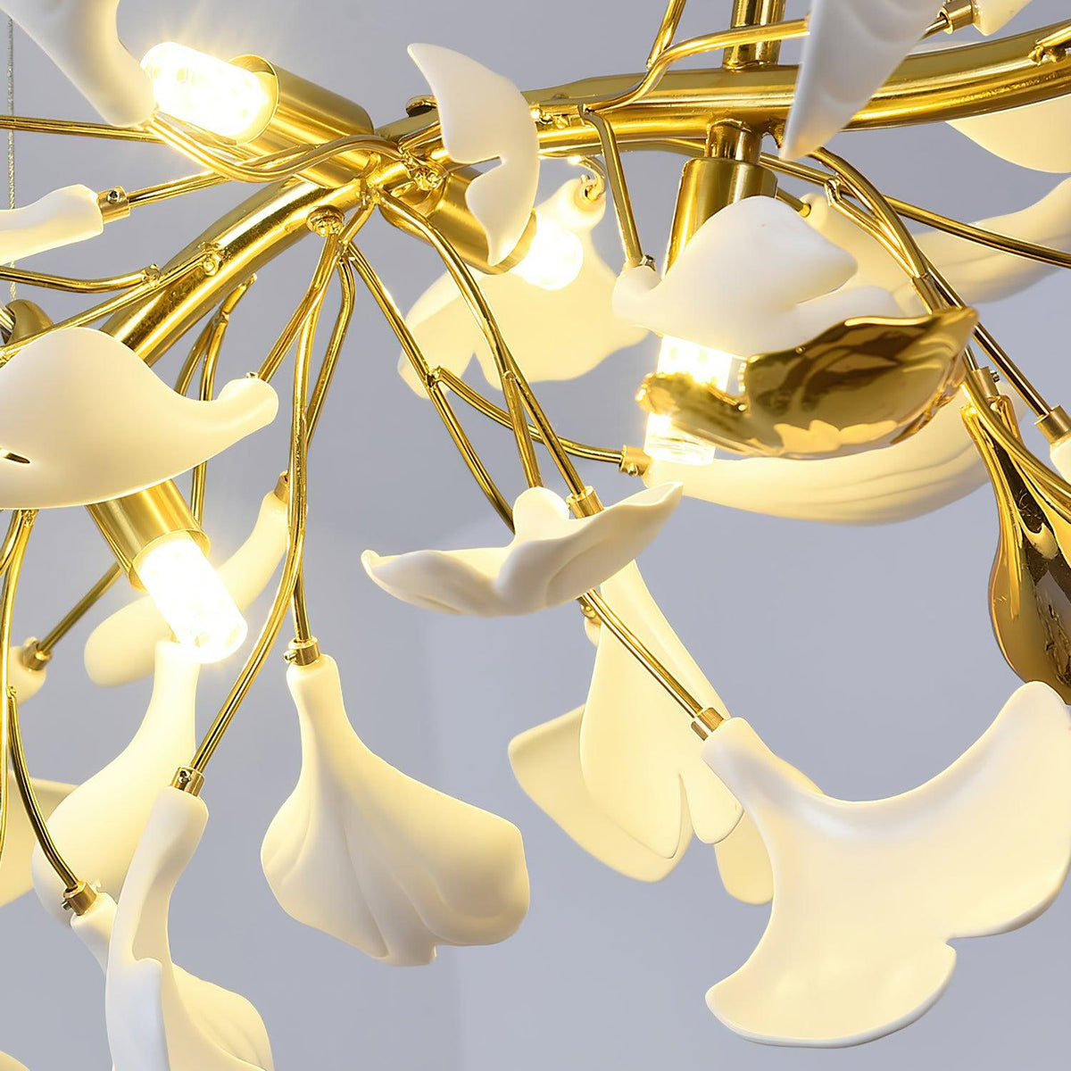 Qanise Ceramic Chandelier-Moonnatur