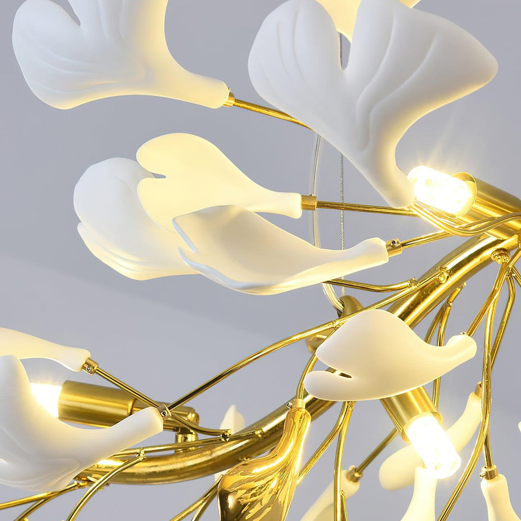 Qanise Ceramic Chandelier-Moonnatur