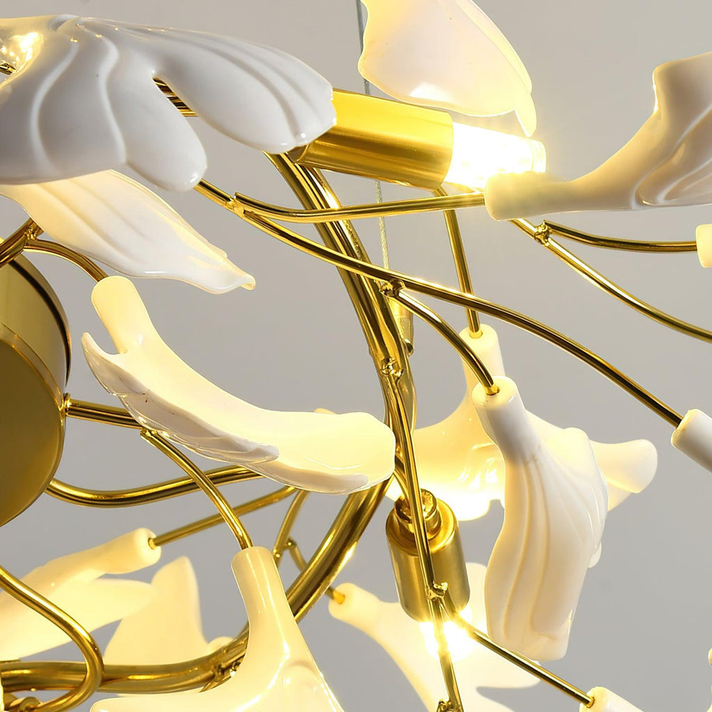 Qanise Ceramic Chandelier-Moonnatur