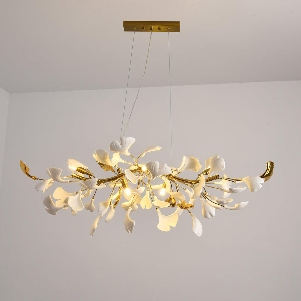 Qanise Ceramic Chandelier-Moonnatur