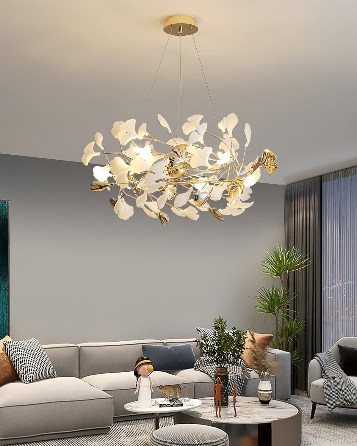 Carrowina Ceramic Chandelier-Moonnatur