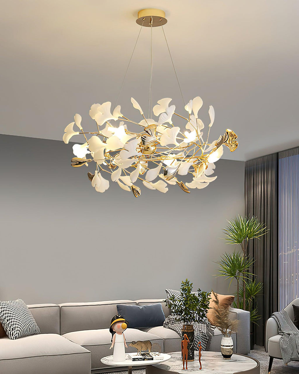 Carrowina Ceramic Chandelier-Moonnatur