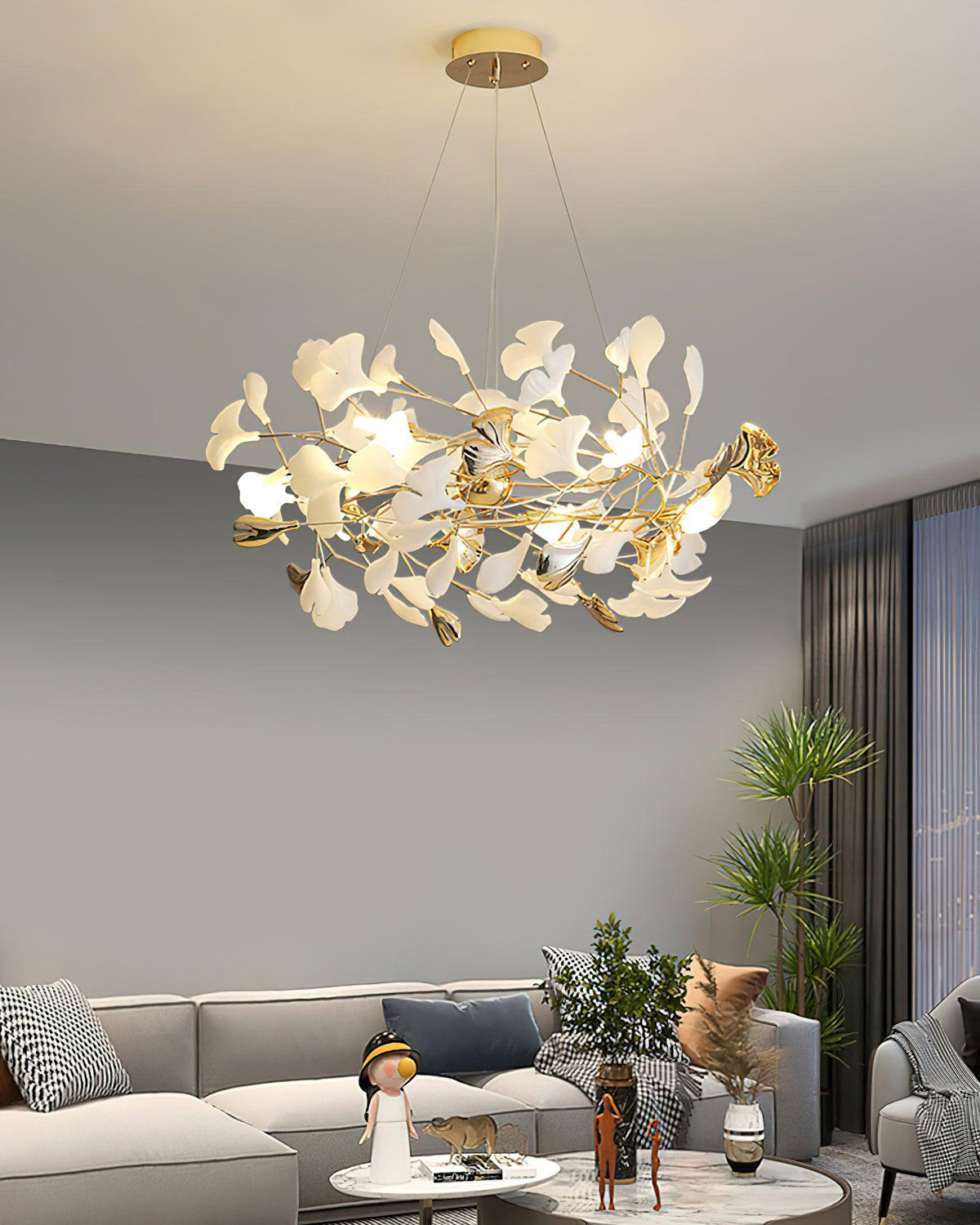 Carrowina Ceramic Chandelier-Moonnatur