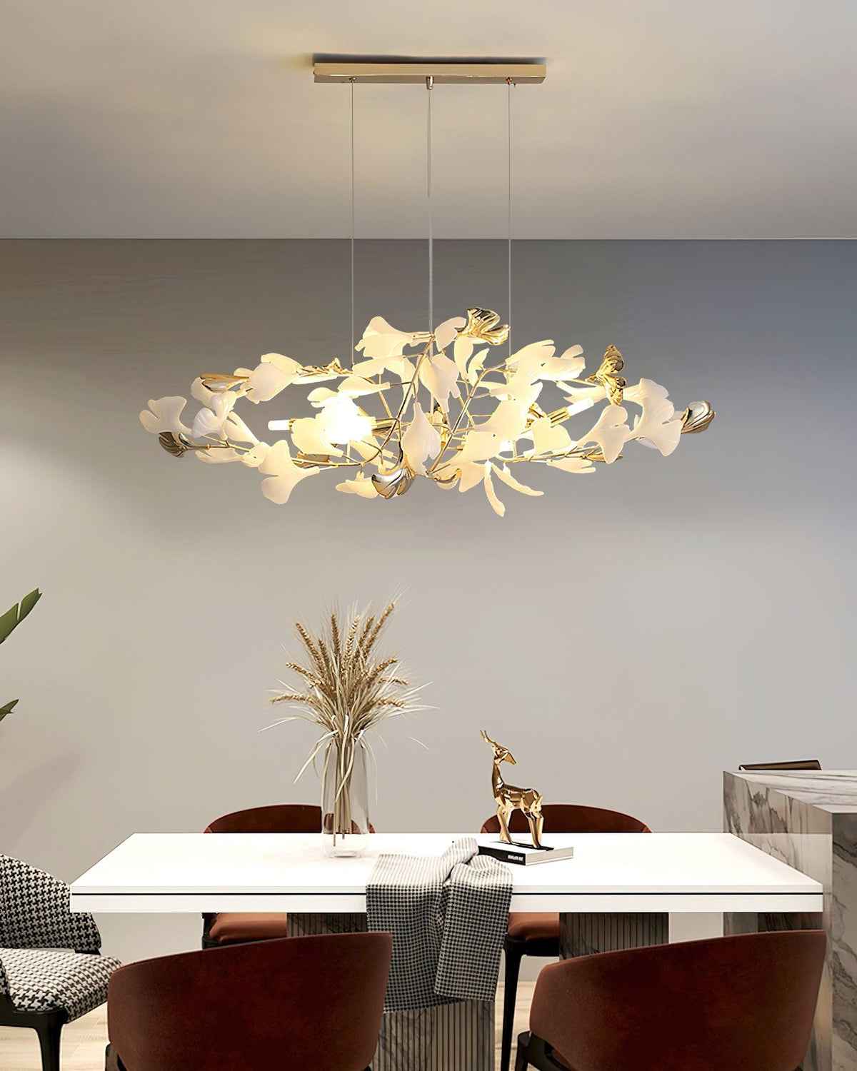Carrowina Ceramic Chandelier-Moonnatur