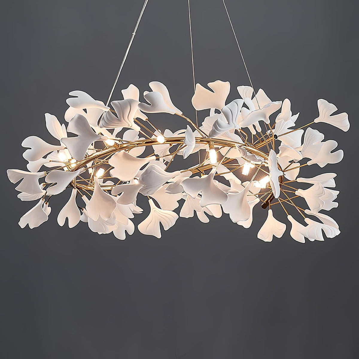Faldenvale Ceramic Chandelier-Moonnatur