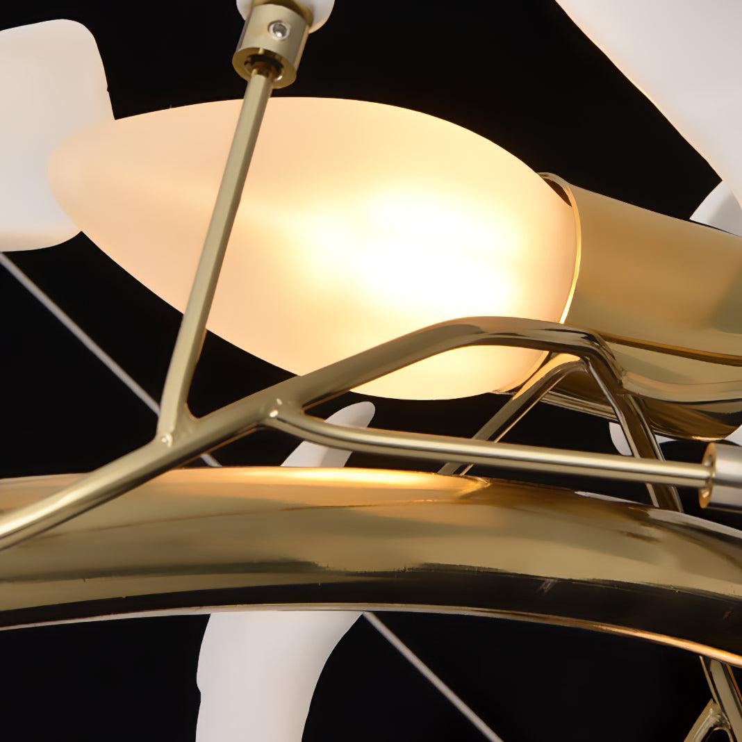 Erlenenora Ceramic Chandelier-Moonnatur