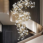 Erlenenora Ceramic Chandelier-Moonnatur