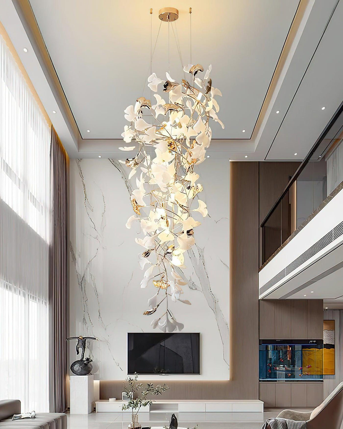 Yardenheath Ceramic Chandelier-Moonnatur